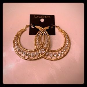 Bebe Hoop Earrings